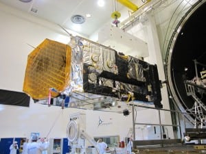 Alphasat during testing at Intespace in Toulouse, France