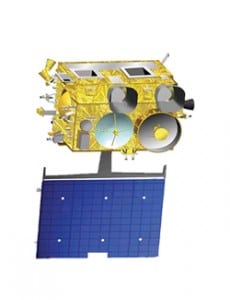 Artist rendition of INSAT 3D satellite.