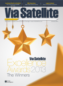 Via Satellite magazine January 2014 cover