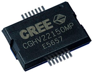 Cree Introduces High Power GaN RF Transistor Line with Plastic Packaging