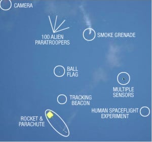 A view of the 2009 payloads just after deployment from the rocket. Photo: Ball Aerospace/ULA