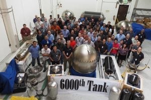 ATK Delivers 6,000th Titanium Propellant Tank