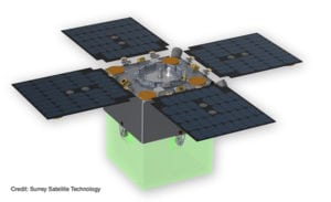 Artist’s rendition of new a Surrey small satellite concept. SST US