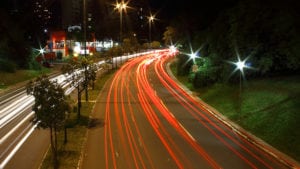 Douglas Pfeiffer Cardoso Light trails in Porto Alegre, Brazil