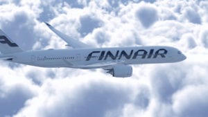 Finnair airplane