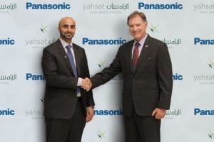 Yahsat Panasonic CEOs