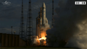 Ariane 5 Ties Ariane 4 Record with Dual Launch for ISRO and NBN