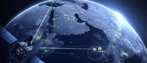 Rendering of Inmarsat's GX Aviation service