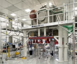 Airbus Defence and Space delivered to NASA Propulsion Qualification Test Model (PQM) that will be used to check that the Orion European Service Module (ESM) spacecraft’s propulsion subsystem functions correctly.