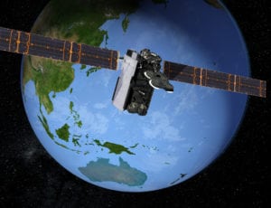 Artist rendition of JCSAT-18.