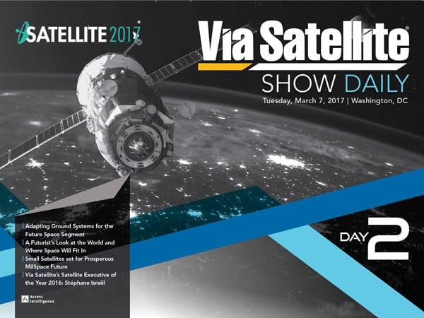 Via Satellite Show Daily - Day 2 magazine cover