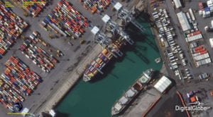 New Zealand Port captured by GBDX WorldView-3.