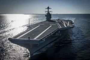 USS Gerald R Ford (CVN 78) – newest Supercarrier in the U.S. Navy fleet.