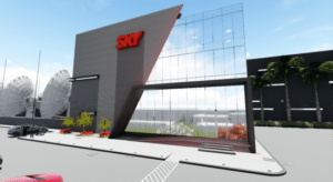 Rendition of a Sky Brasil broadcast center. Photo: Sky Brasil