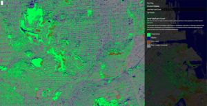 Computer vision algorithms applied to high resolution imagery. Photo: DigitalGlobe