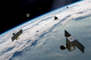 BlackSky’s constellation will have 60 high resolution small satellites that provide frequent revisit rates over 95 percent of the Earth’s population. Photo: Spaceflight Industries.