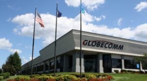 Globecomm headquarters in Long Island, NY. Photo: Globecomm