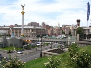 Independence Square in Kiev, Ukraine. Photo: Wikimedia.