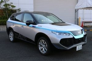 Mitsubishi Electric's EMIRAI3 xAuto self-driving concept car. Photo: Mitsubishi Electric.