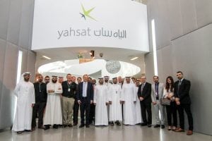 A consortium of Emirati companies, including Yahsat, du and Etihad Airways Engineering achieved a regional speed benchmark, with the support of Hughes Network Systems and Carlisle Interconnect. Photo: HK Strategies.