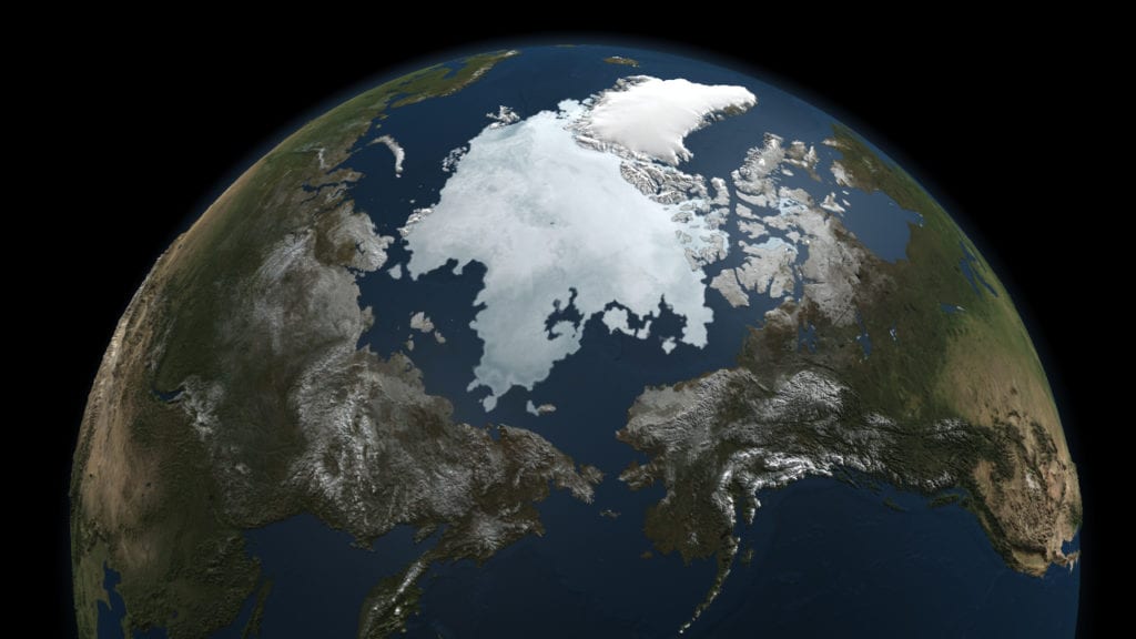 This image was compiled using data gathered by NASA's Aqua satellite on Sept. 3, 2010. Credit: NASA Goddard's Scientific Visualization Studio.