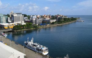 A portion of the waterfront in Suva, the capital and largest city of Fiji. Photo: Flickr/Nathan Hughes Hamilton.