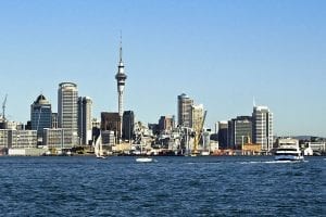 Auckland waterfront as seen from the North Shore, New Zealand. Photo: Wikimedia.