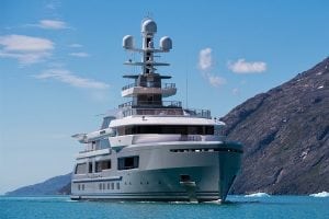 Abeking & Rasmussen's Cloudbreak vessel. Photo: FLIBS.