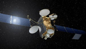 Rendition of the all-electric Eutelsat 172B satellite. Photo: Eutelsat.