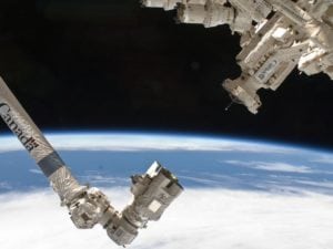 Canadarm 2 and Dextre. Photo: NASA.