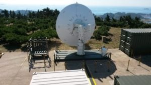 An Orbit antenna deployed for a defense and development organization in Asia. Photo: Orbit Communications Systems.