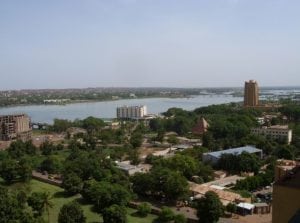 Bamako, Mali, with Pont du roi Fahd in the background. Photo: Wikimedia.