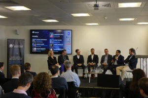 A panel of collaborates discusses Seraphim Capital's new Space Camp Accelerator. Photo: Seraphim Capital.