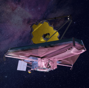 Rendition of the James Webb Space Telescope. Photo: NASA.