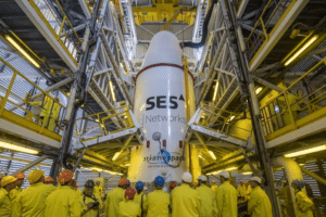 Arianespace Launches a Set of O3b MEO Satellites for SES