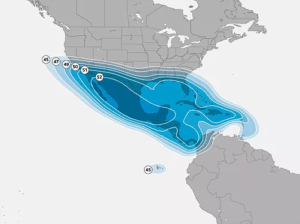 SES 10's footprint over the Caribbean region. Photo: SES.