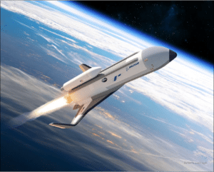 Boeing's concept of the unmanned, reusable XS-1 spaceplane. Photo: DARPA