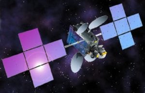 A rendering of Intelsat 14. Photo Credit SSL