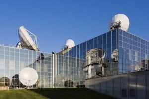 SES offices with antennas. Photo: SES