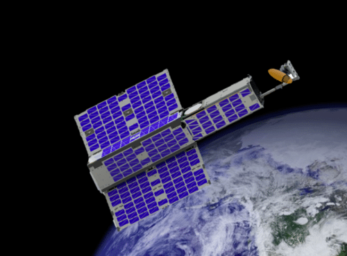 Artist rendition of Orbital Micro Systems Microwave Sensor Satellite. Photo: Orbital Micro Systems