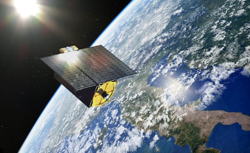 Artist rendition of Sitael’s Striving satellite. Photo: Sitael