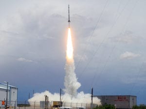 UE Terrier-Black Brant sounding rocket launching from White Sands Missile Range, NM. Photo: NASA