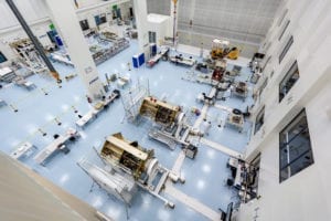 Friedrichshafen ITC's clean room. Photo: Airbus