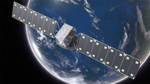 Artist's rendering of an Astranis satellite. Photo: Astranis