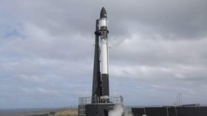 Rocket Lab's Electron rocket on the launch pad. Photo: Rocket Lab