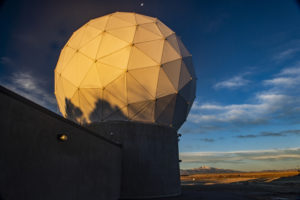 GPS ground antenna at Schriever Air Force Base, home of the 50th Space Wing. Photo: Raytheon