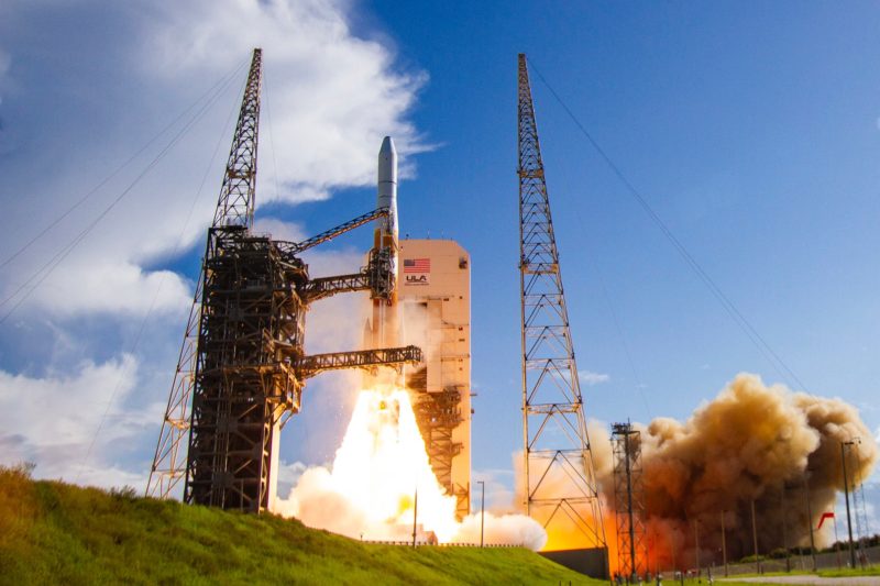 A ULA Delta 4 rocket carrying the 2nd GPS III satellite. Photo: ULA