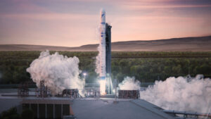 Rendering of the Isar Aerospace Spectrum launch vehicle. Photo: Isar Aerospace