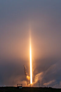 Space Development Agency Tranche 0 mission to LEO on April 2. Photo: SpaceX