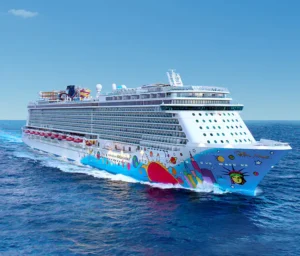 Norwegian's Breakaway ship is testing Starlink internet service. Photo: Norweigan Cruise Line